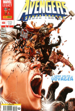 Copertina di Avengers n.103 – Il vero volto di Voyager