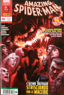 Copertina di Amazing Spider-Man 708 – Uomo Ragno n.708