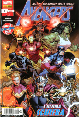 Copertina di Avengers n.105 – Avengers 1