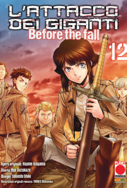 Copertina di Attacco Dei Giganti Before the Fall n.12 – Manga 18