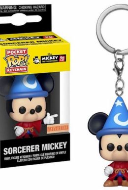 Copertina di Sorcerer Mickey – Mickey The True Original 90 Years – Pocket Pop Keychain