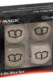 Ultra Pro – Deluxe 22MM White Mana Loyalty Dice Set for Magic: The Gathering
