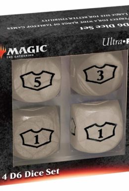 Copertina di Ultra Pro – Deluxe 22MM White Mana Loyalty Dice Set for Magic: The Gathering