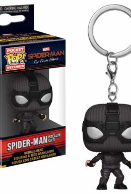 Copertina di Spider-Man (Stealth Suit) – Spider-Man Far From Home – Pocket Pop Keychain