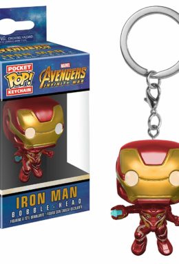 Copertina di Iron Man Bobble-Head – Avengers Infinity War – Pocket Pop Keychain