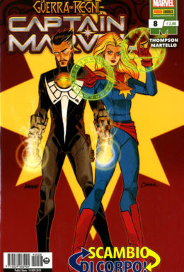 Copertina di Captain Marvel n.8