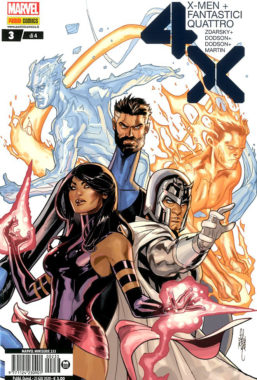 Copertina di X-Men/Fantastici Quattro 3