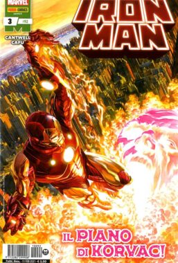 Copertina di Iron Man n.92 – Iron Man 3