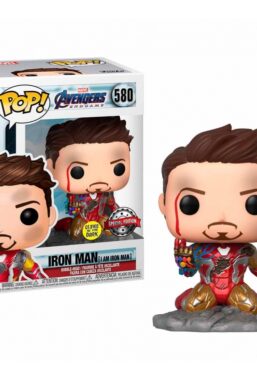 Copertina di Avengers Endgame I Am Iron Man Funko Pop 580