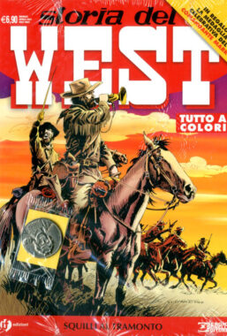 Copertina di Storia Del West n.25 + Medaglia Mark