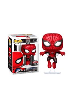 Copertina di Marvel 80 Years Spider Man Funko Pop 593 Special Edition (METALLIC)