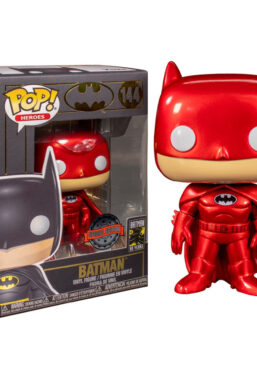 Copertina di Batman Red Metallic Exclusive Funko Pop 144