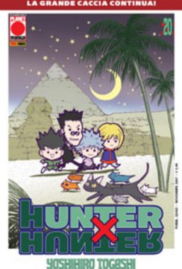 Copertina di Hunter X Hunter n.20