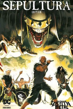 Copertina di Batman – Death Metal n.5 Variant Band