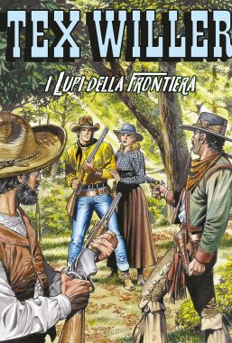 Copertina di Tex Willer n.16 – I Lupi della Frontiera