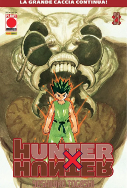 Copertina di Hunter X Hunter n.21