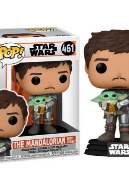 Copertina di Star Wars Mandalorian Mando W/Child Funko Pop 461