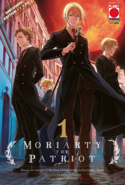 Copertina di Moriarty The Patriot n.1 Discovery Edition
