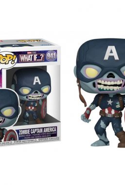 Copertina di Marvel What if Zombie Captain America Funko Pop 941