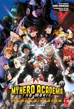 Copertina di My Hero Academia Heroes Rising Anime Comics