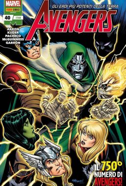 Copertina di Avengers n.144 – Avengers 40