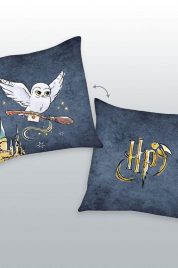 Harry Potter Pillow Logo & Hedwig