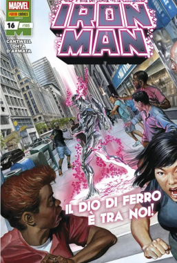 Copertina di Iron Man n.105 – Iron Man 16