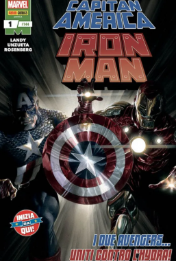 Copertina di Capitan America n.144 – Capitan America/Iron Man 1