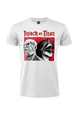 Copertina di Attack on Titan White T-Shirt tg. XL