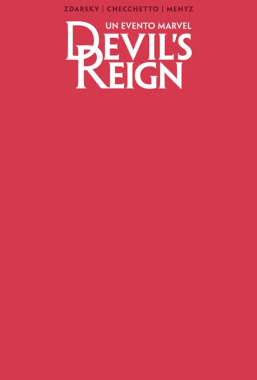 Copertina di Devil’s Reign n.1 Red Cover Variant