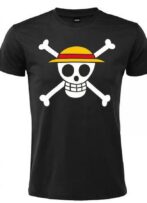 One Piece Logo Black T-Shirt tg. XL