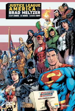 Copertina di Justice League America di Brad Meltzer