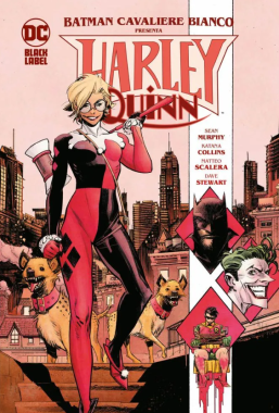 Copertina di Batman Cavaliere Bianco presenta: Harley Quinn