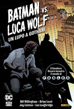 Copertina di Batman vs Luca Wolf Un Lupo a Gotham