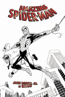 Copertina di Amazing Spider-Man 801 Variant di John Romita Jr.