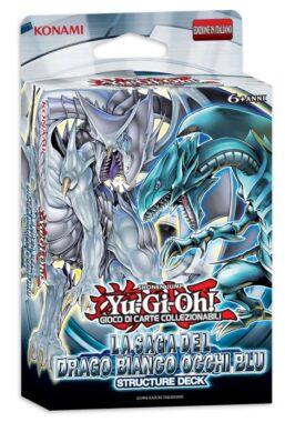 Copertina di Yu-Gi-Oh! Saga del drago bianco occhi blu