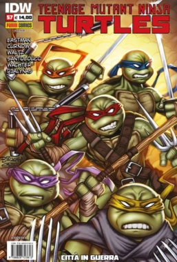 Copertina di Teenage Mutant Ninja Turtles n.57