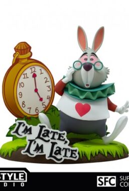 Copertina di Alice in Wonderland white rabbit Figure