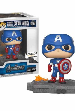 Copertina di Avengers Cap America Deluxe Funko Pop 589