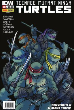 Copertina di Teenage Mutant Ninja Turtles n.58
