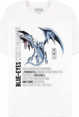 Copertina di Yu gi oh! White dragon t-shirt tg XL