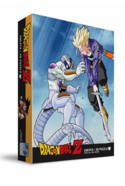 Copertina di Dragon Ball Z Trunks vs Frieza 3d Puzzle