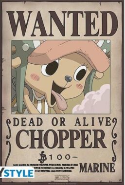 Copertina di One Piece Wanted Chopper new 52×38