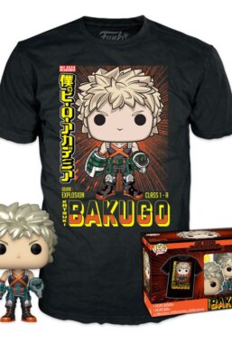 Copertina di My Hero Academia Bakugo T-shirt tg S Funko Pop