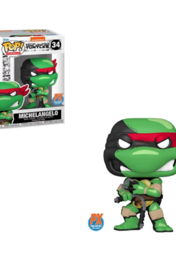 Copertina di Teenage Mutant Ninja Turtles Michelangelo px Exclusive Funko Pop 34