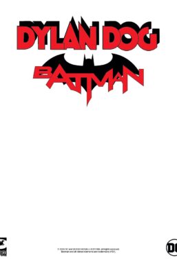 Copertina di Dylan Dog Batman n.1 Variant Bianca