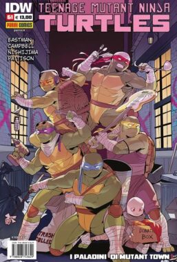 Copertina di Teenage Mutant Ninja Turtles n.61