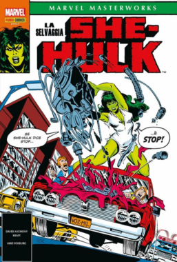Copertina di Marvel Masterworks – La selvaggia She-Hulk 2