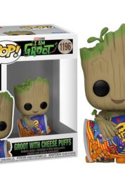 I am Groot Groot w/cheese Puffs Funko Pop 1196